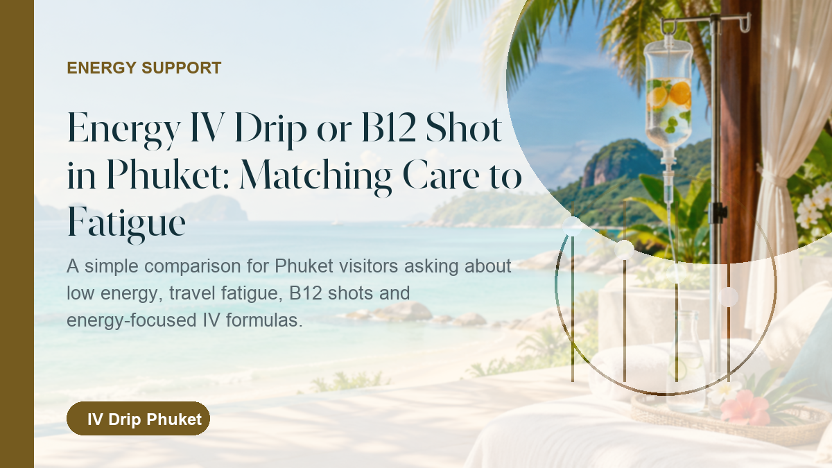 Energy IV drip and B12 shot guide for Phuket visitors