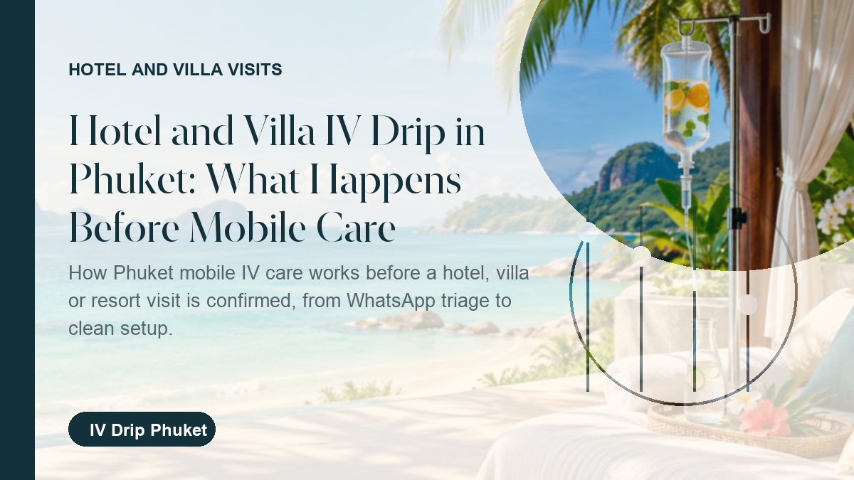 Hotel and villa IV drip guide for Phuket