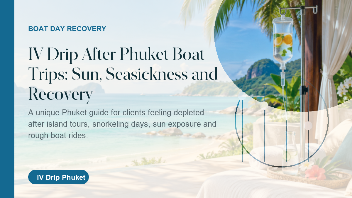 IV drip guide after Phuket boat trips and island tours