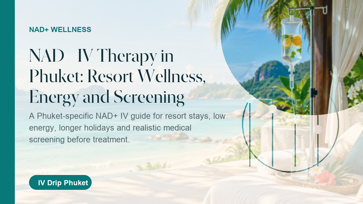 NAD+ IV therapy guide for Phuket resort wellness