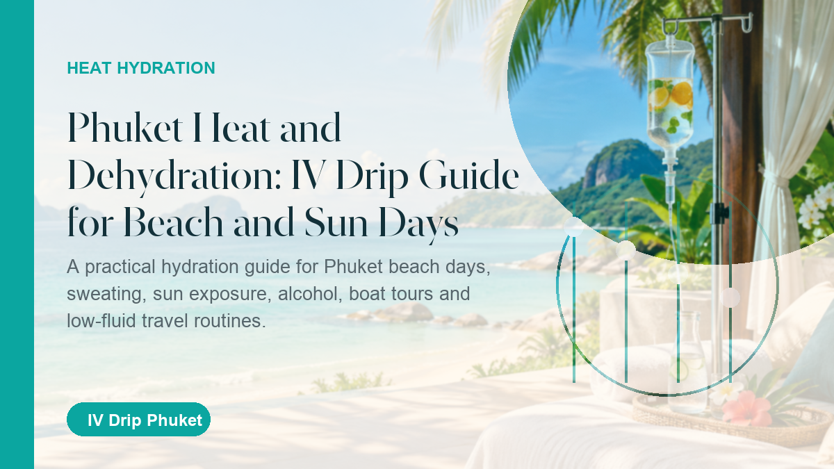 Heat and dehydration IV drip guide for Phuket beach days
